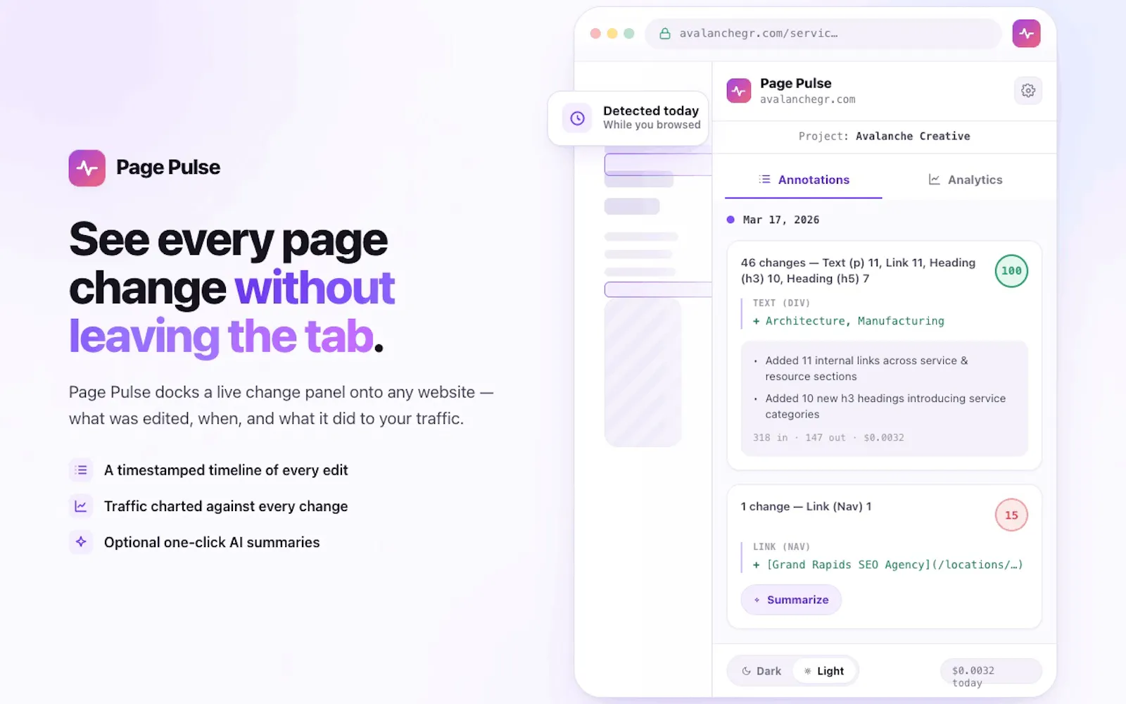 Page Pulse screenshot 2