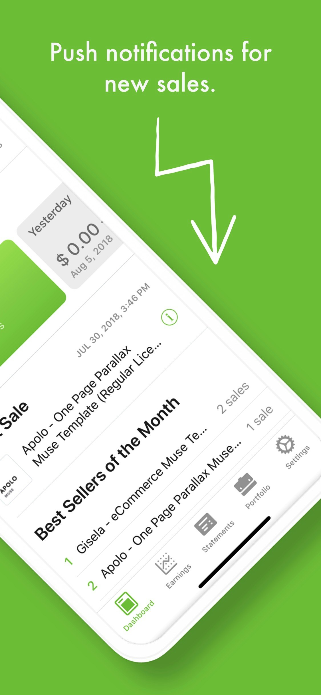 Eden - Envato Sales Tracker gallery image