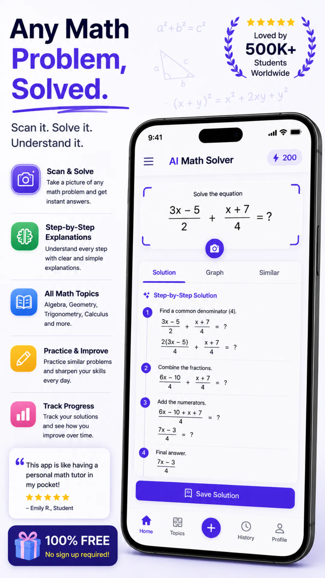 AI Math Solver gallery image