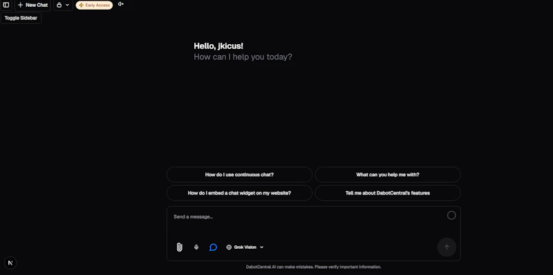 DabotCentral screenshot 1