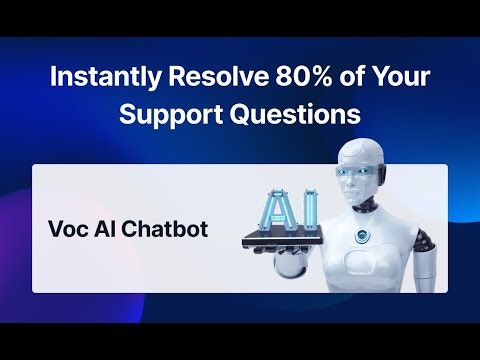 startuptile VocAI Chatbot-Resolve 80% of your customer support questions with no code