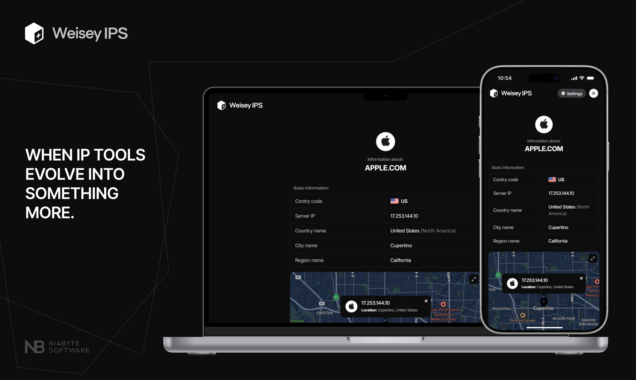 Weisey IPS - Main product screenshot demonstrating key features and user interface