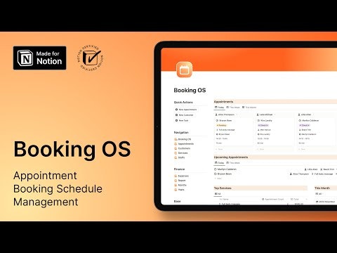 Notion Booking OS gallery image