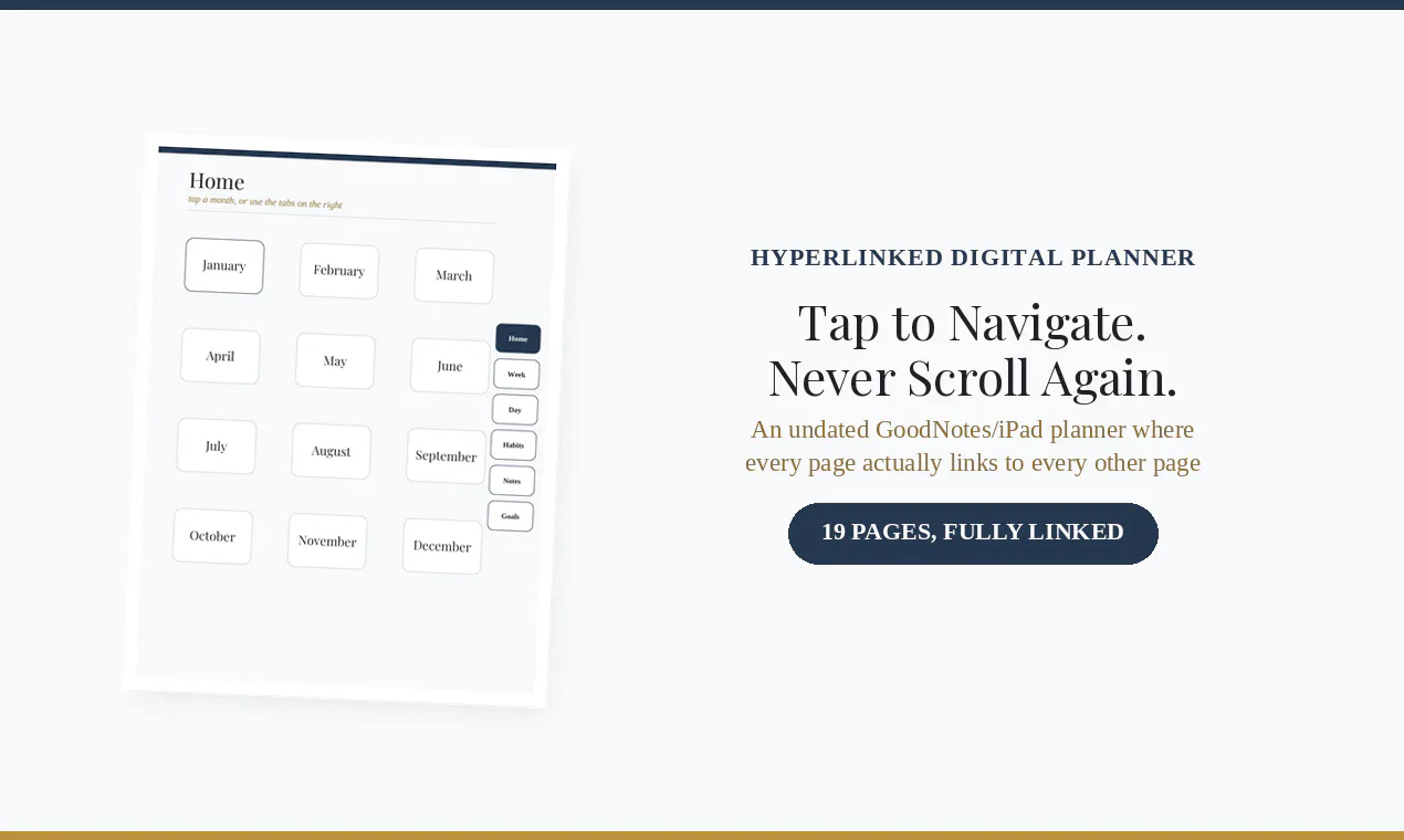 Hyperlinked Digital Planner gallery image