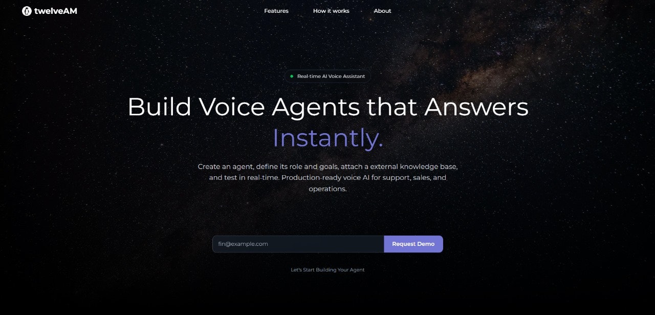 TwelveAM  - Product Hunt launch logo