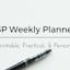 3P Weekly Planner