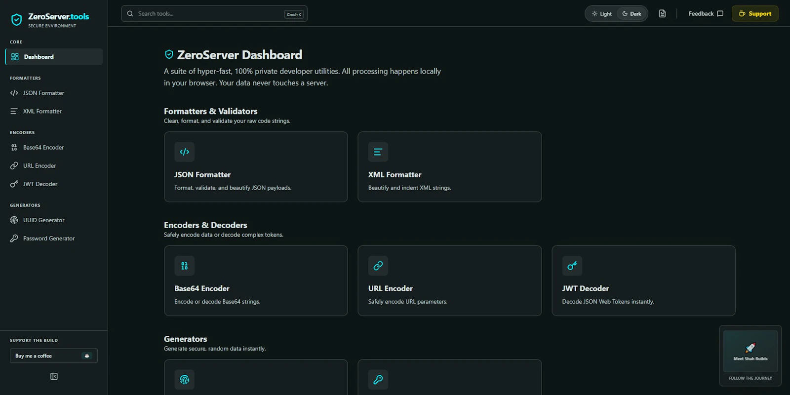 ZeroServer.tools screenshot 1