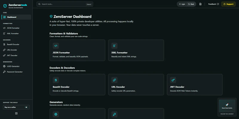 ZeroServer.tools screenshot 1