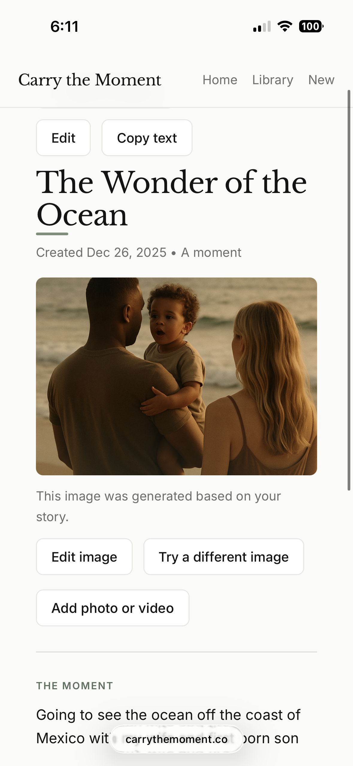 Carry the Moment gallery image