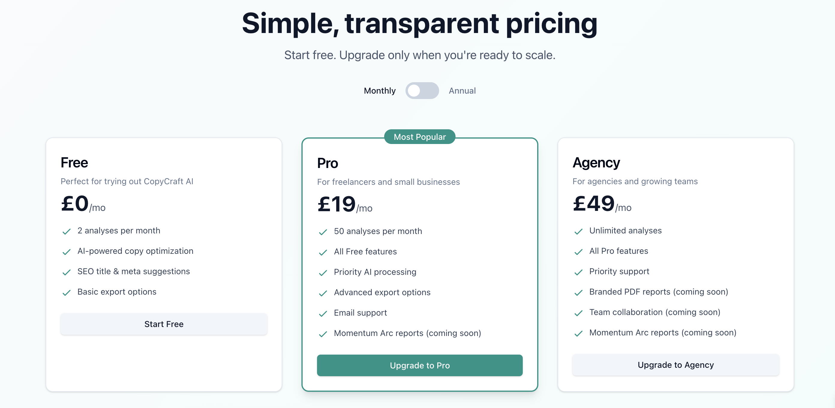 CopyCraft AI - Screenshot 4 preview