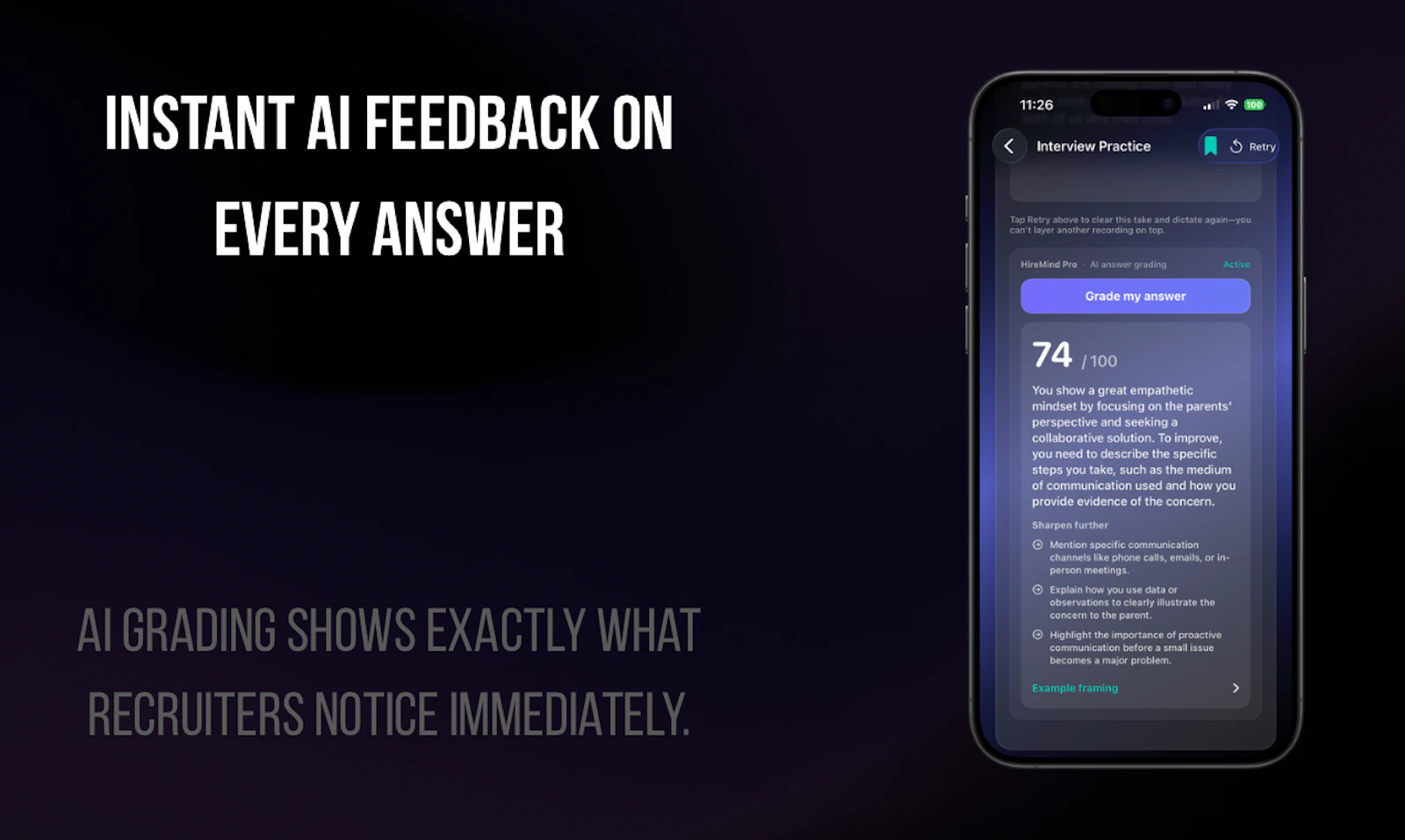 HireMind: AI Interview Coach screenshot 3