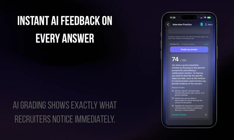 HireMind: AI Interview Coach screenshot 3