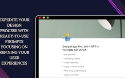 DesignSaga: GPT-4 UX Prompts media 3