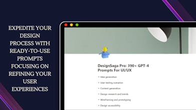 DesignSaga GPT-4 UX Prompts gallery image