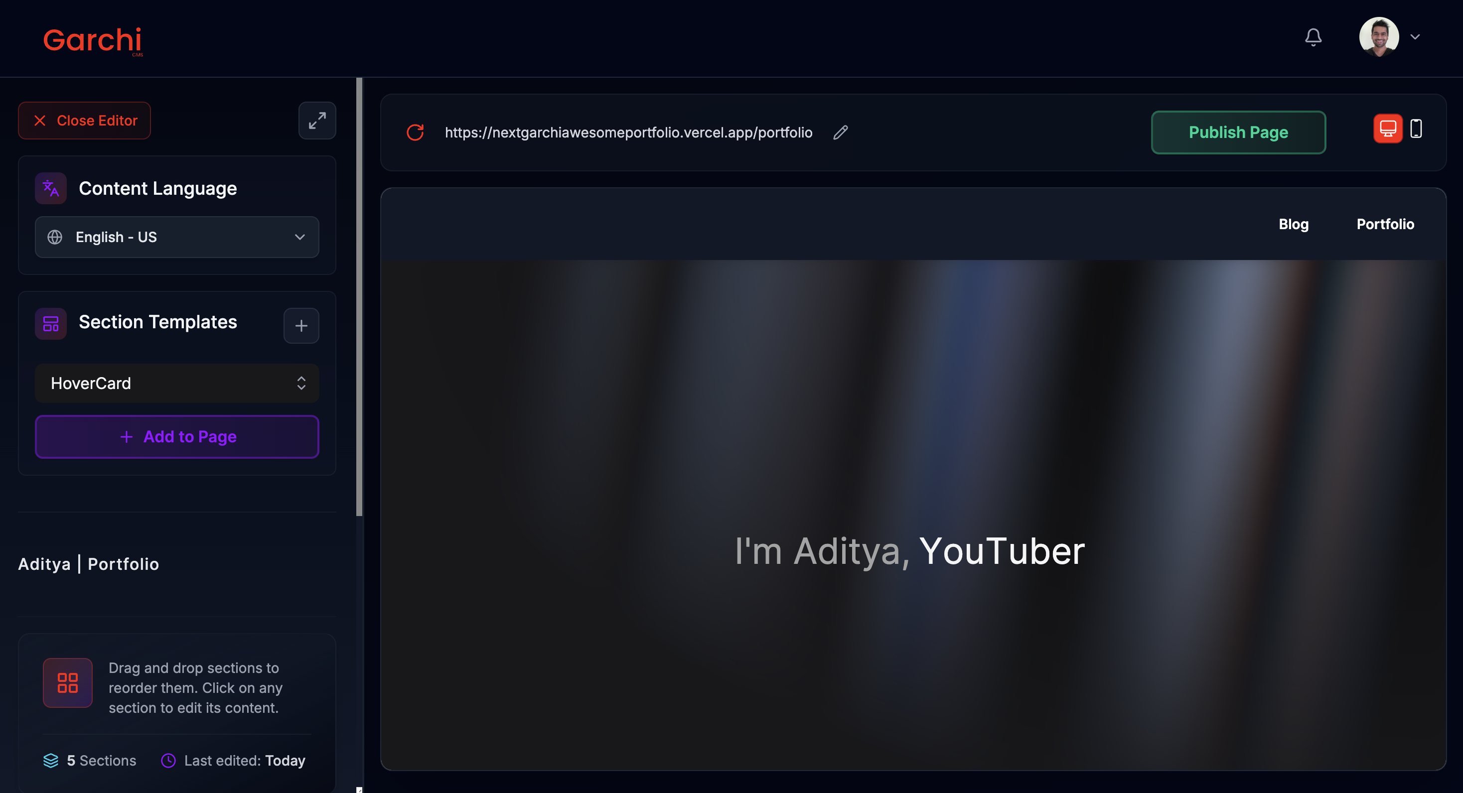 Garchi CMS gallery image