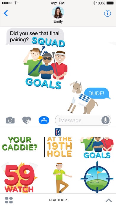 PGA TOUR Emoji Keyboard gallery image