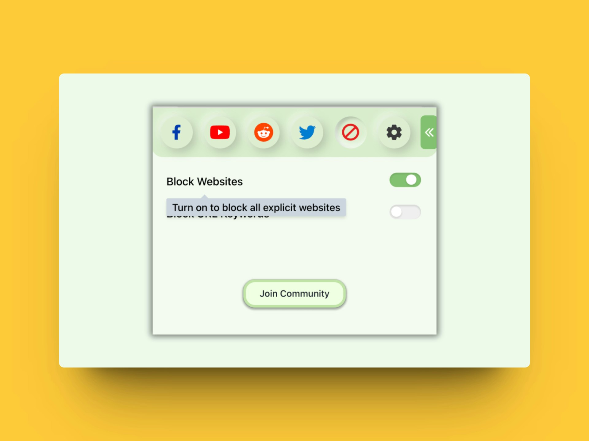 Unplugged - Block explicit content gallery image