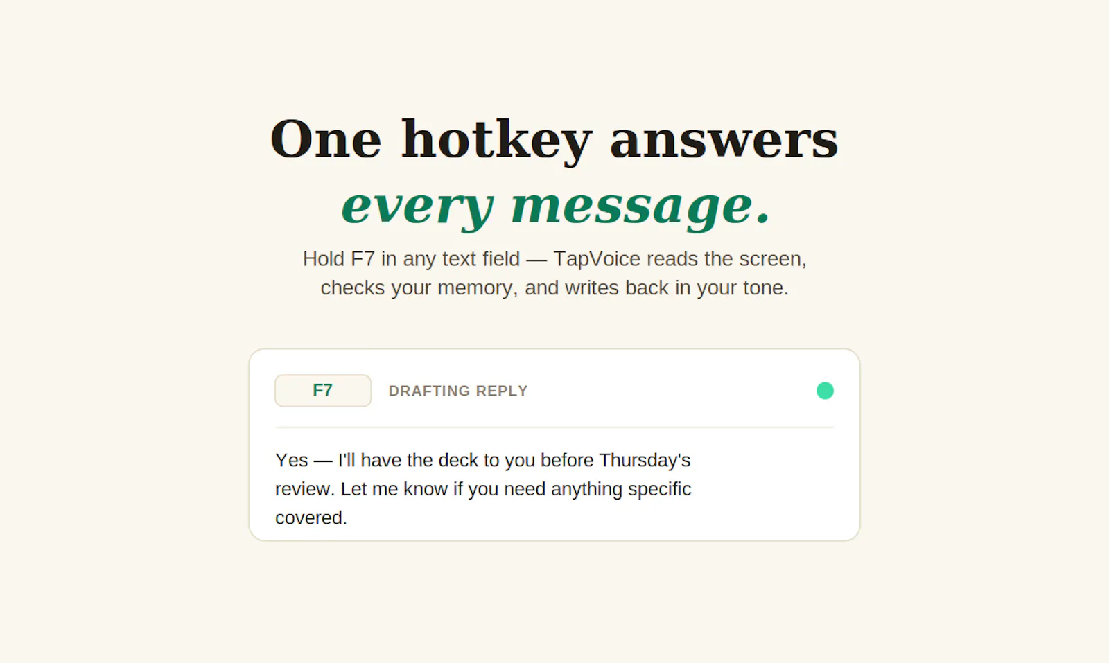 TapVoice screenshot 3
