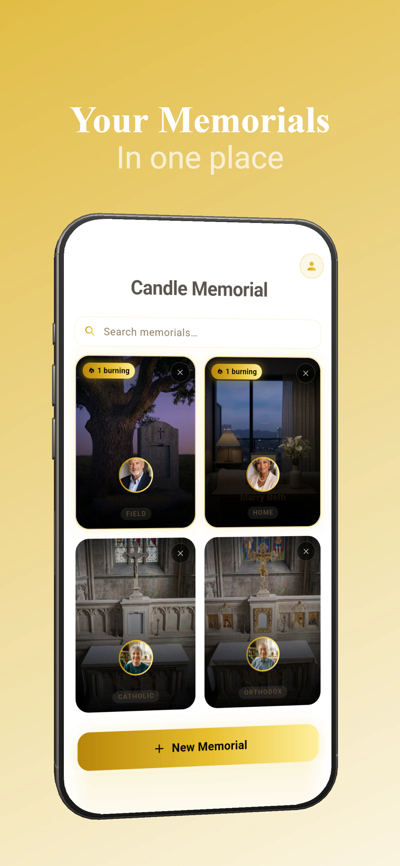 Candle Memorial — Light Virtual Candles screenshot 3