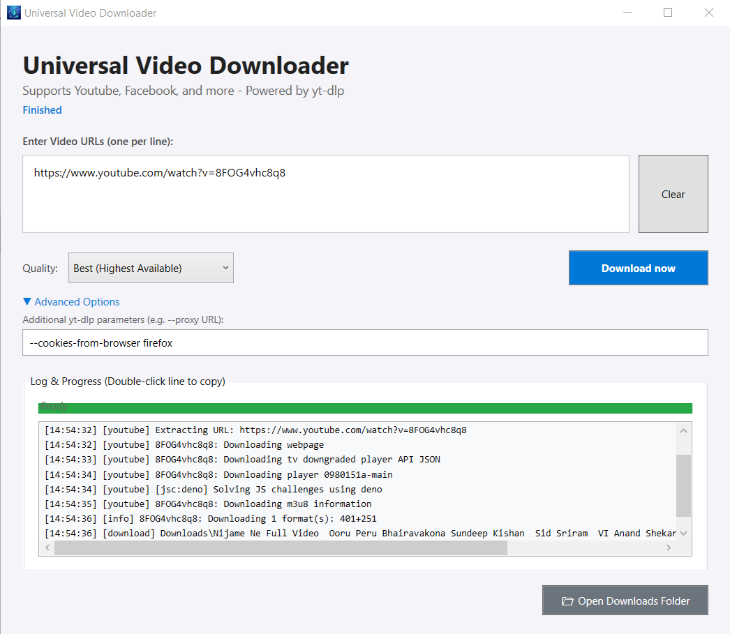 Universal Video Downloader gallery image