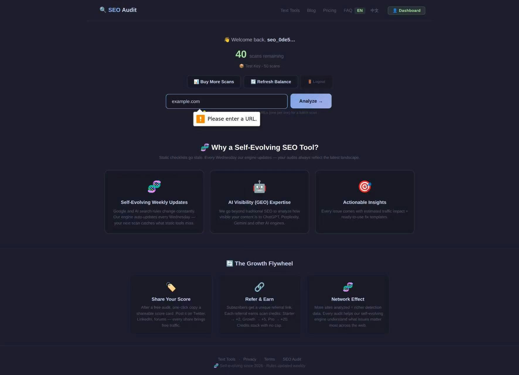  textools SEO Audit gallery image