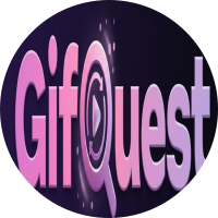 GifQuest — Find the Perfect GIF - Product Hunt launch logo and brand identity
