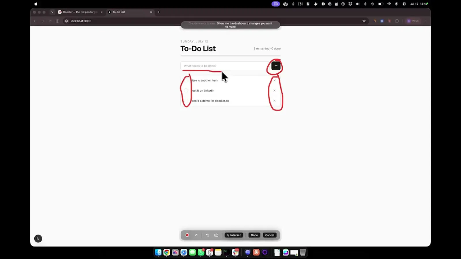 Doodler.co screenshot 1 (video preview)