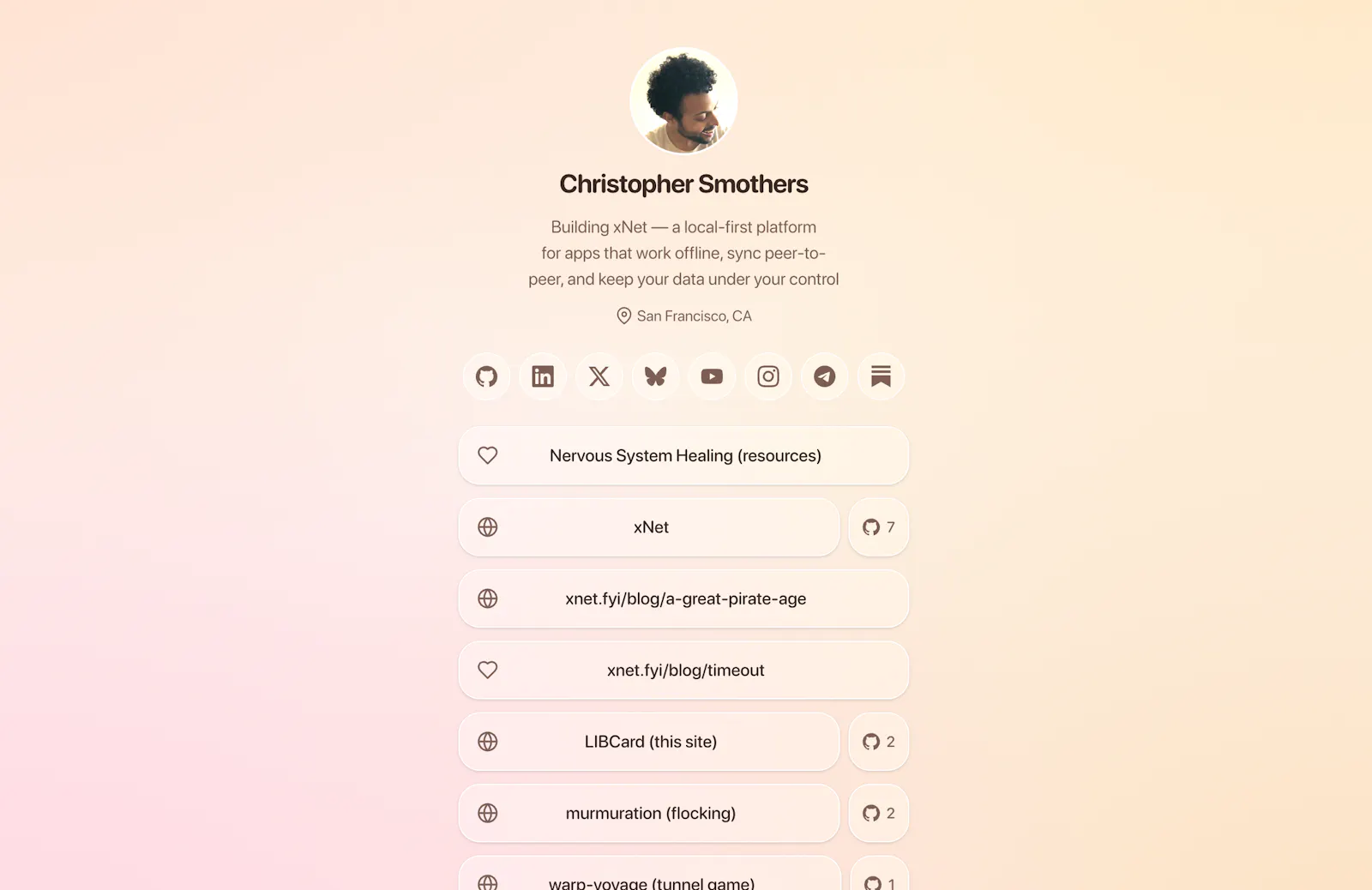 LIBCard screenshot 1