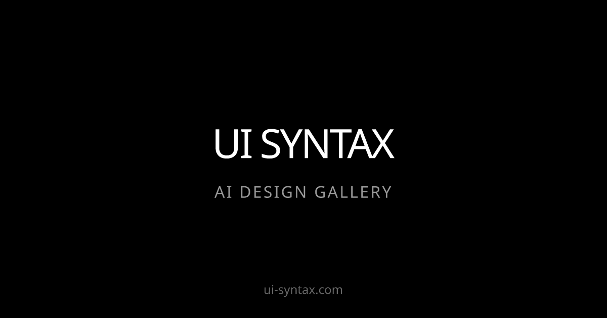 UI Syntax gallery image