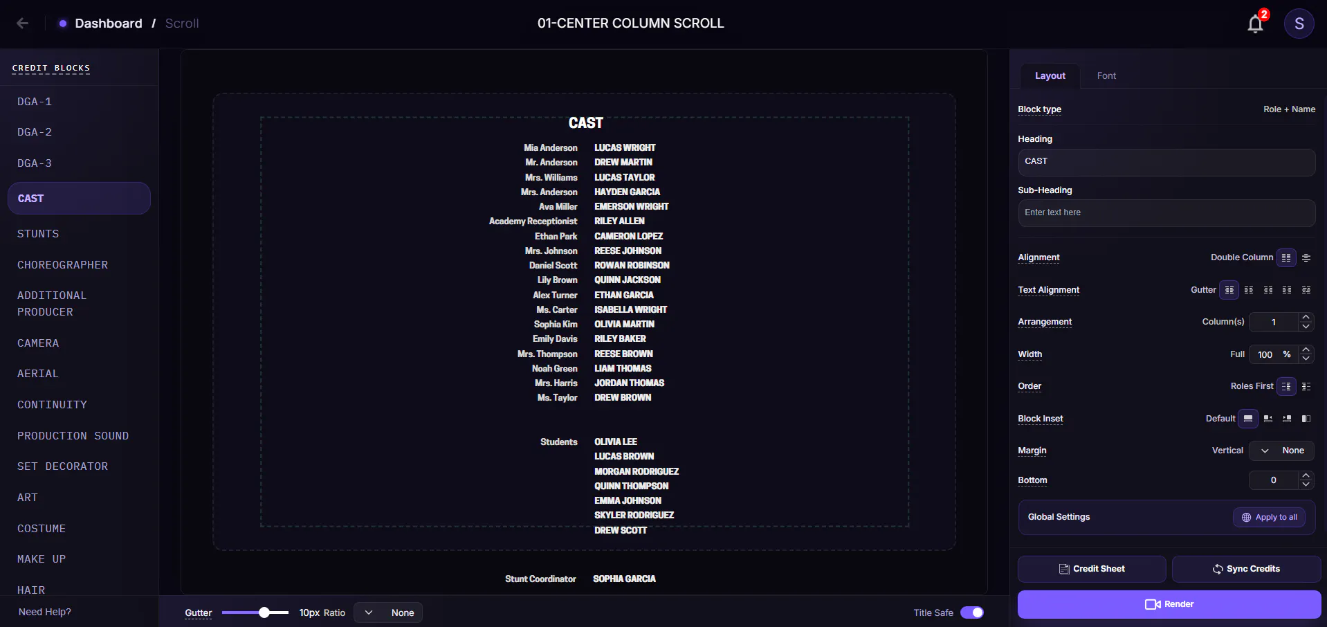 ScrollX gallery image