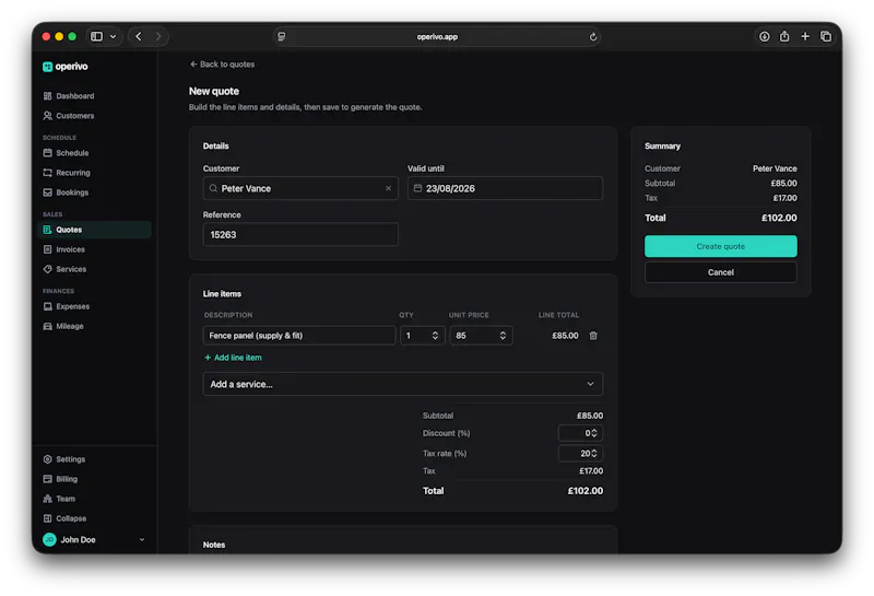 operivo screenshot 3