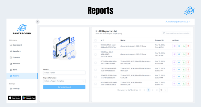 Fastrecord gallery image