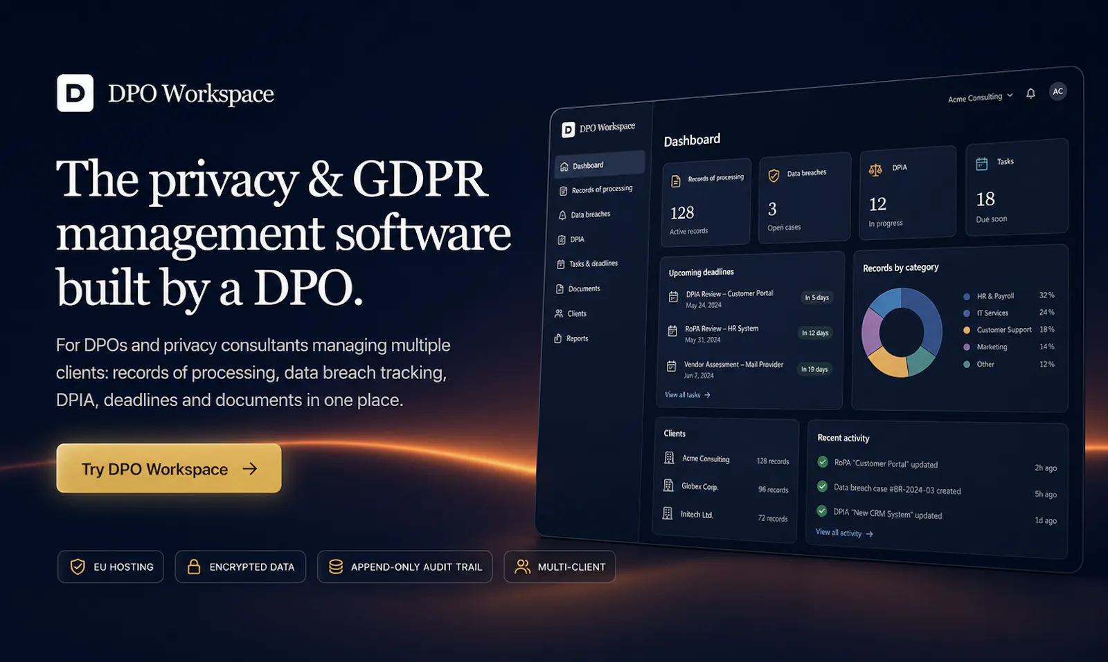DPO Workspace screenshot 1