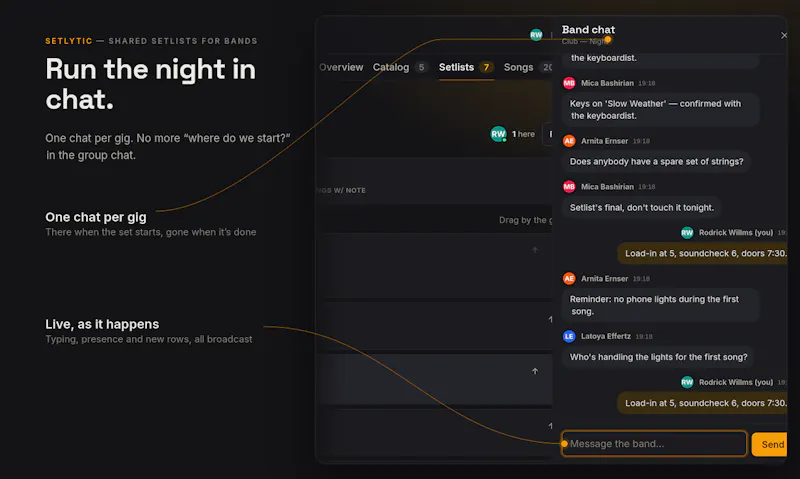 Setlytic screenshot 2