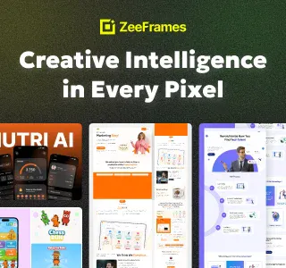 ZeeFrames 제품 배너