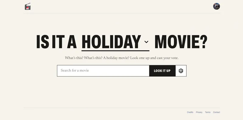 IS IT A HOLIDAY MOVIE? screenshot 3