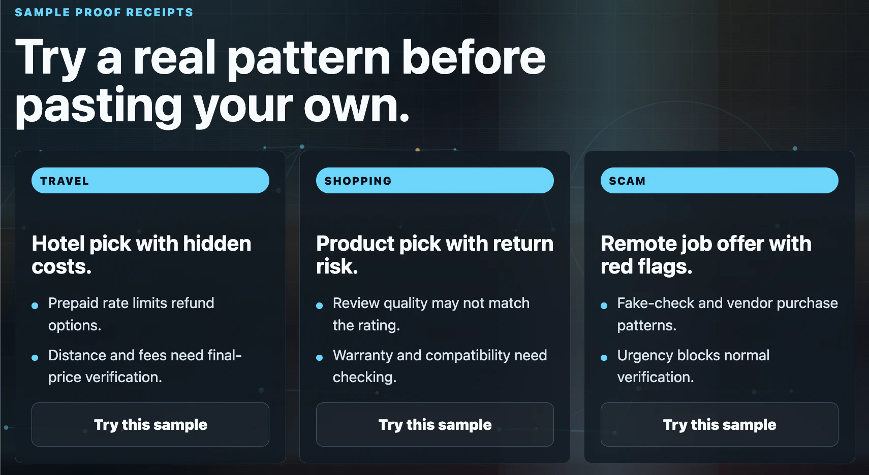 AgentProof screenshot 2