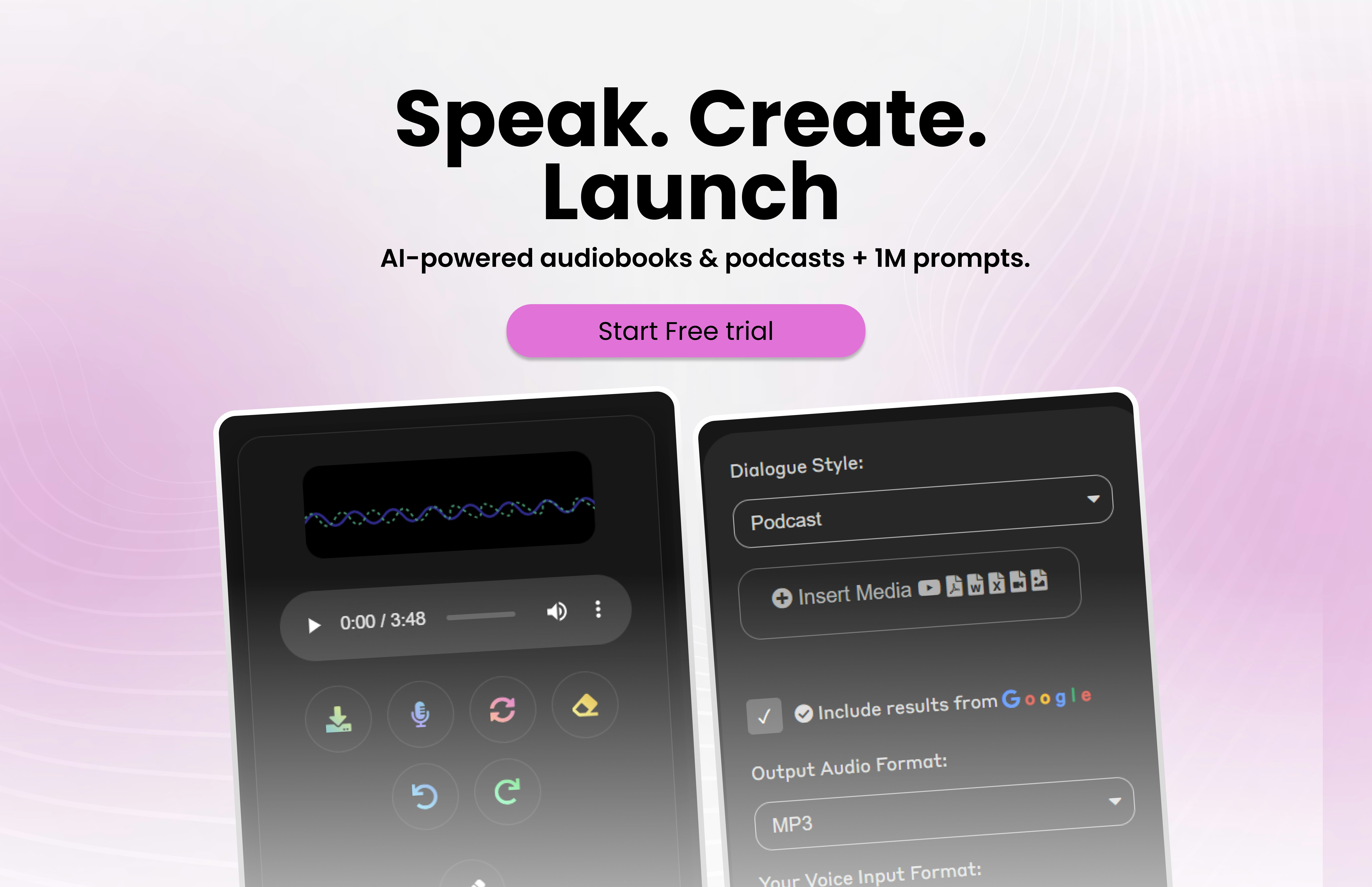 Média Chatquick ai - Transformez votre voix en livres audio et podcast 2