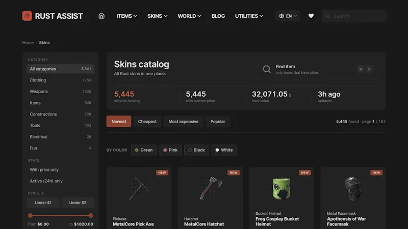 RustAssist screenshot 2