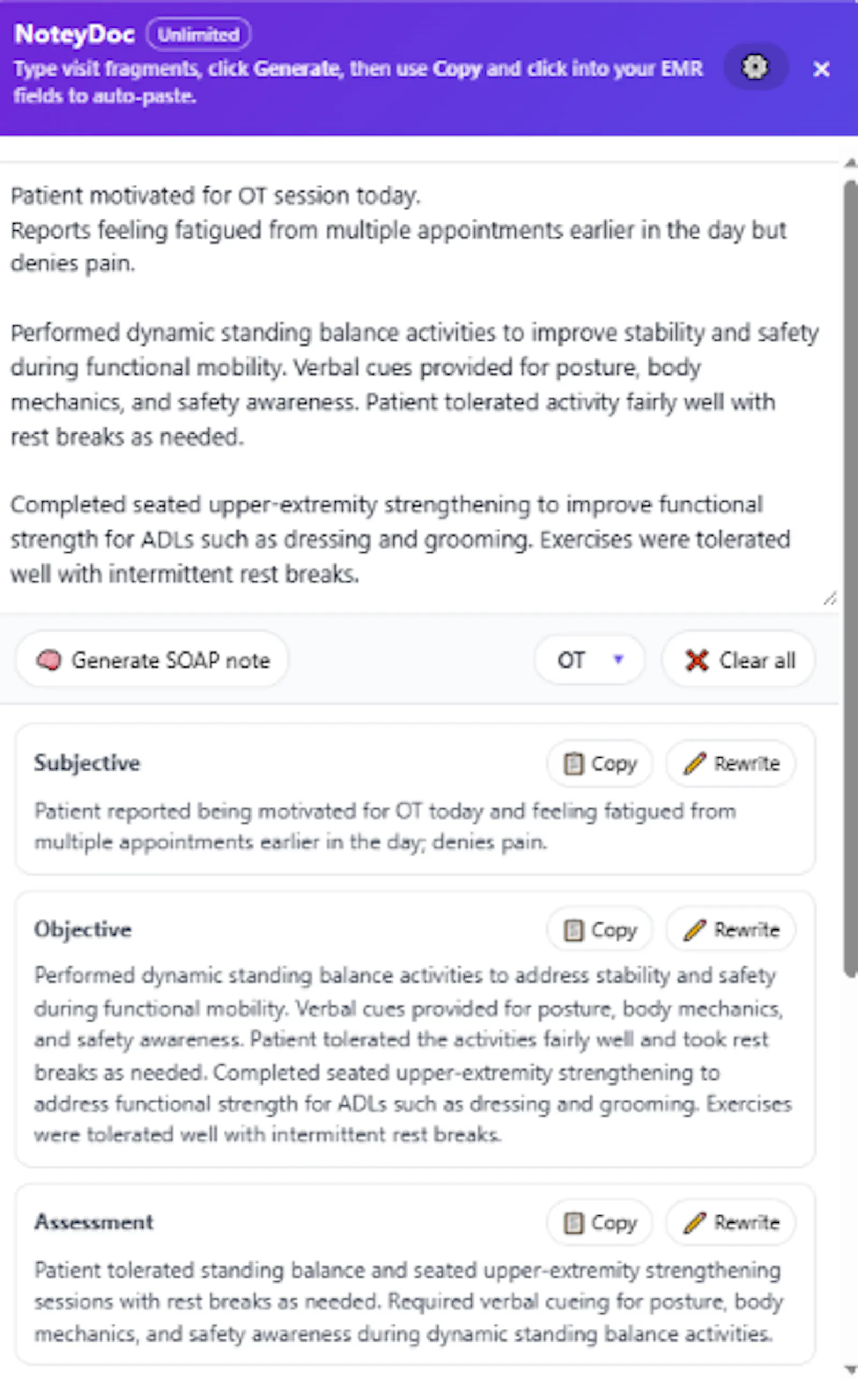 NoteyDoc screenshot 2