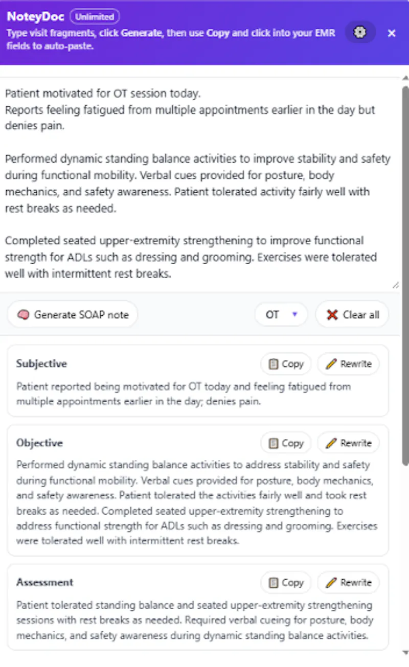 NoteyDoc screenshot 2