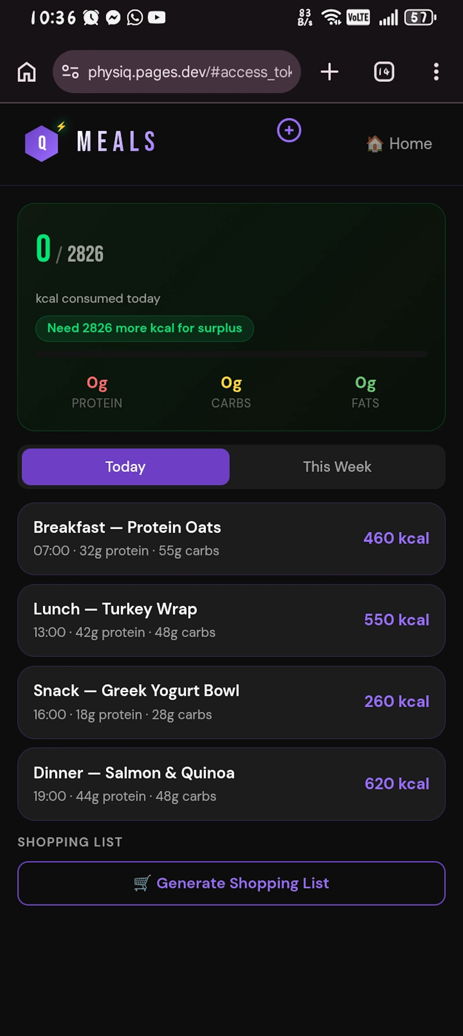 Physiq — Train Smarter screenshot 7