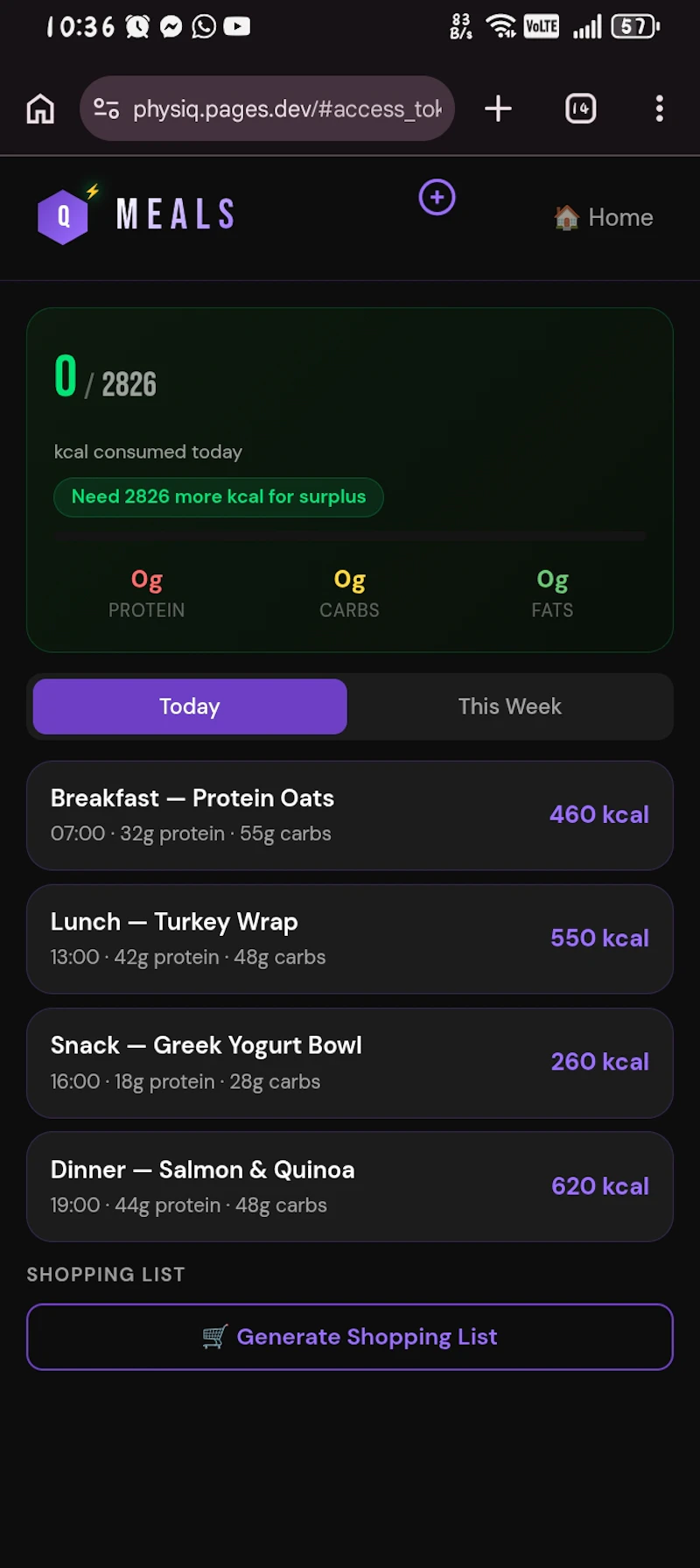 Physiq — Train Smarter screenshot 7