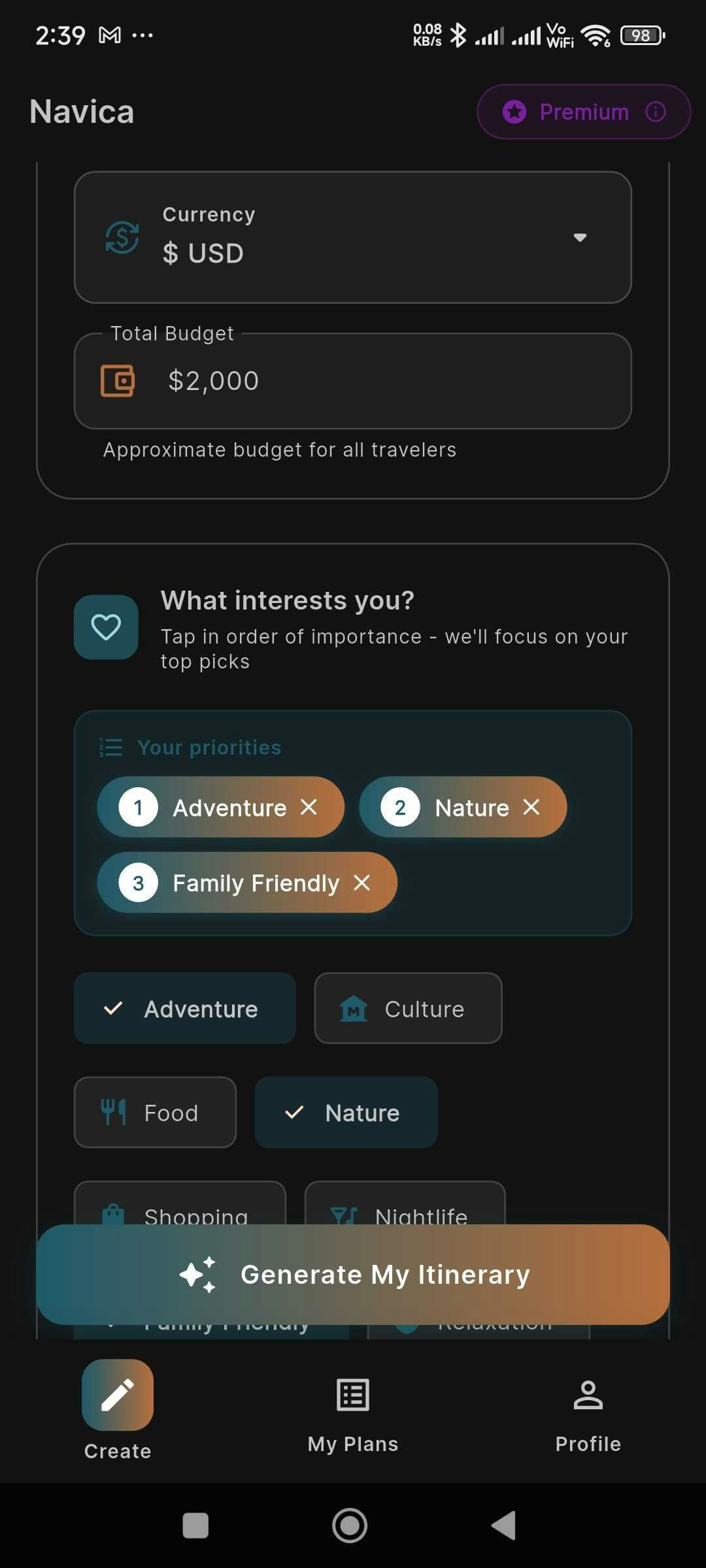 Navica - AI Travel Planner gallery image