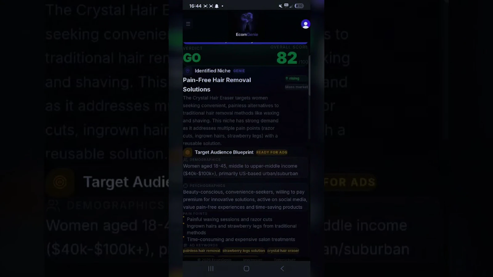 EcomGenie screenshot 1 (video preview)