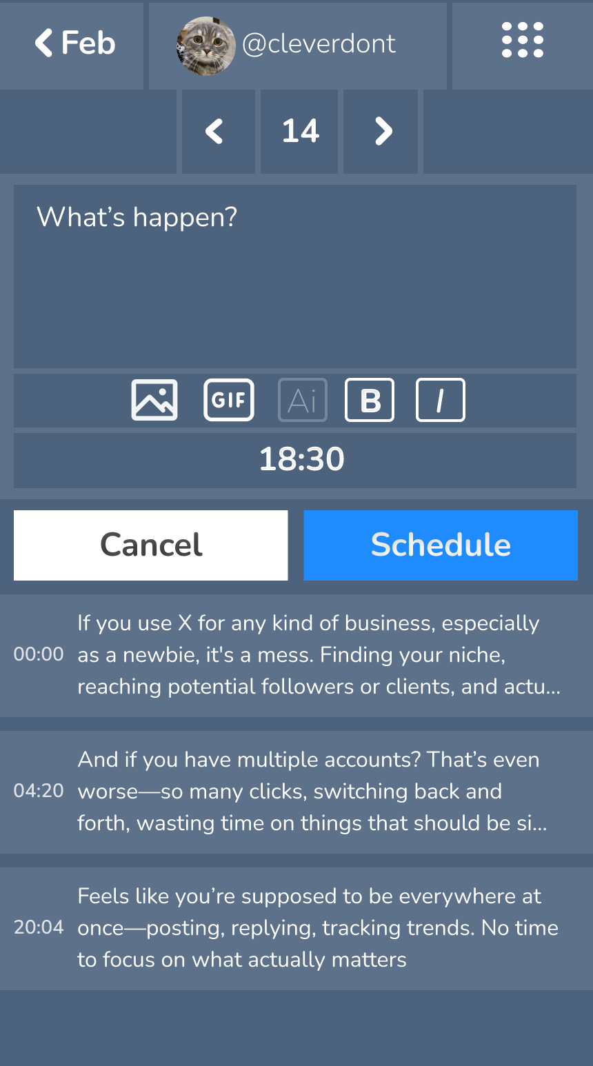 x-uils - เครื่องมือในการจัดการ Twitter media 2