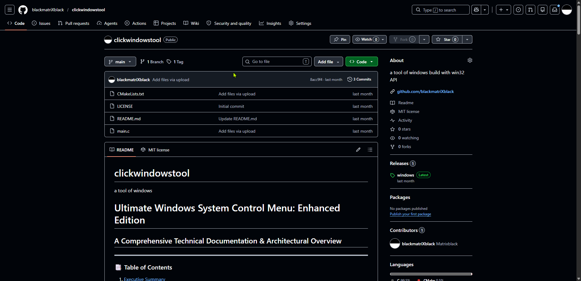 GitHub-clickwindowstool gallery image