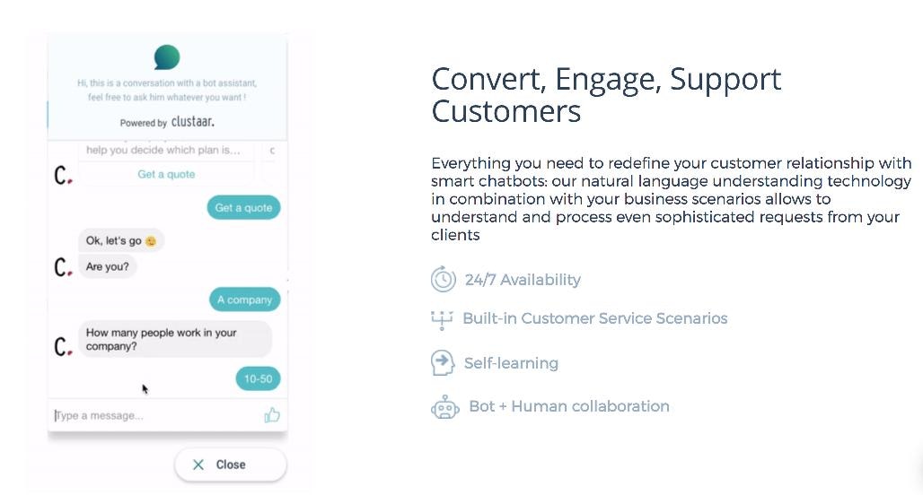 Clustaar Chatbot Platform gallery image