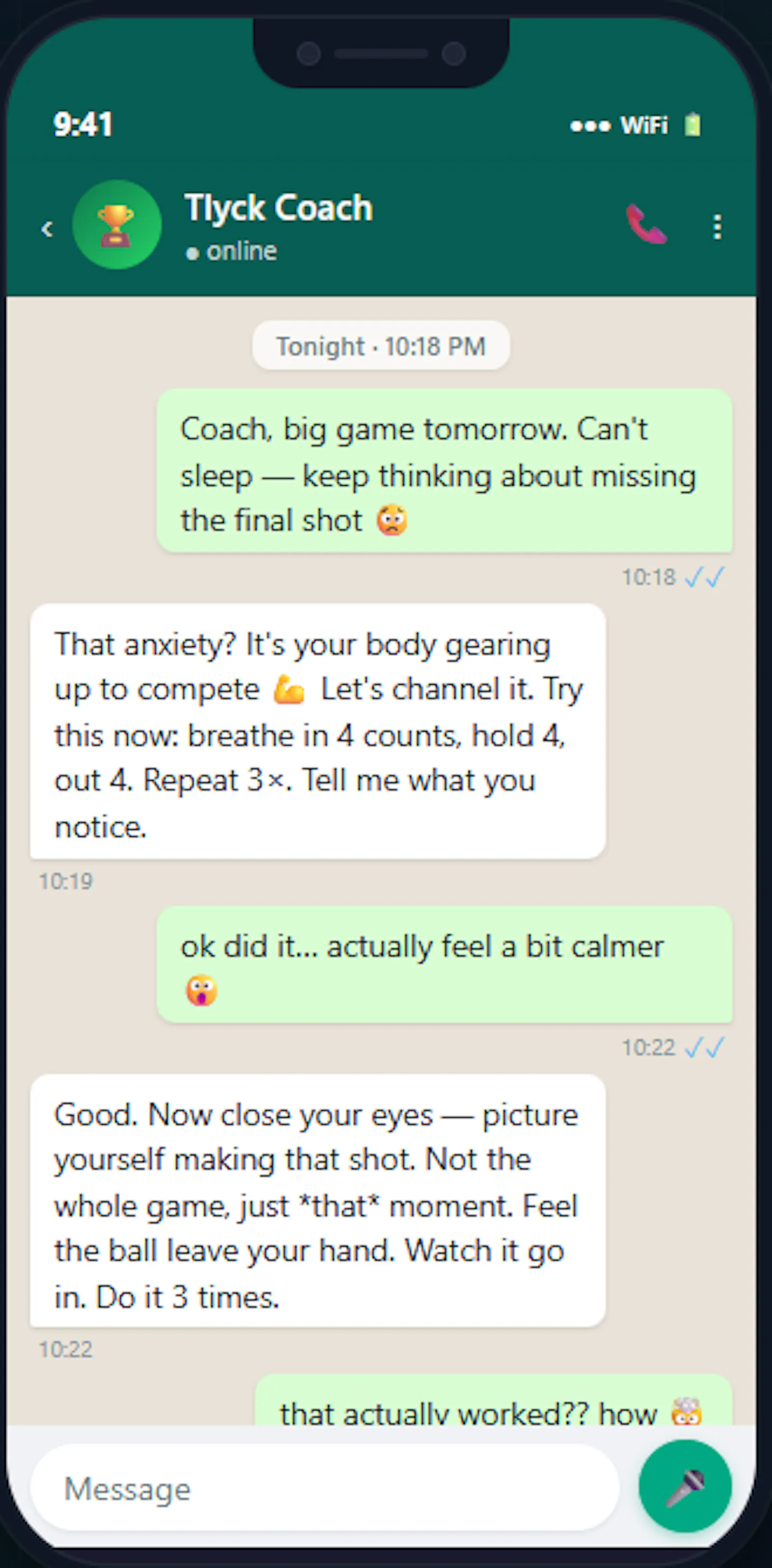 Tlyck Coach screenshot 1