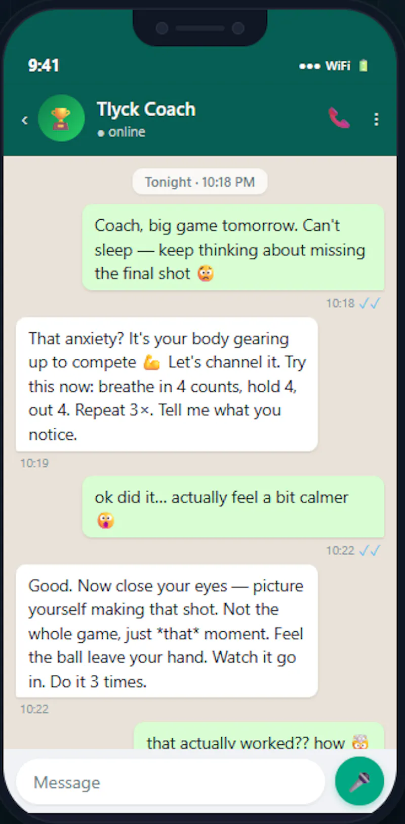 Tlyck Coach screenshot 1